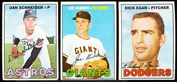 1967 Topps Bb Hi#’s- 3 Diff