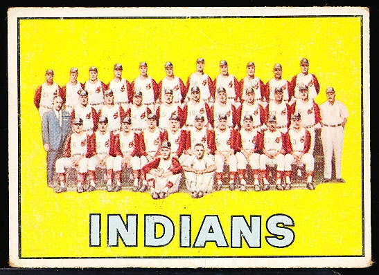 1967 Topps Bb Hi#- #544 Cleveland Indians