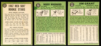 1967 Topps Bb Hi#’s- 3 Diff