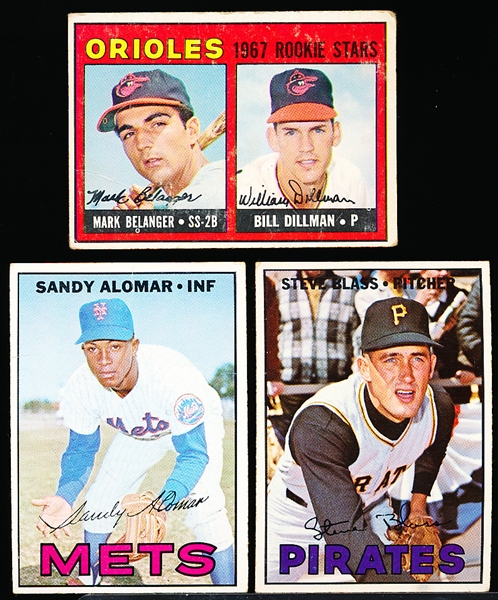 1967 Topps Bb Hi#’s- 3 Diff
