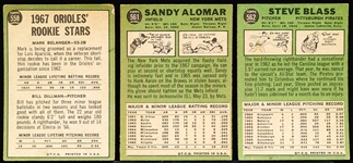 1967 Topps Bb Hi#’s- 3 Diff