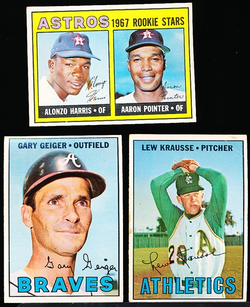 1967 Topps Bb Hi#’s- 3 Diff
