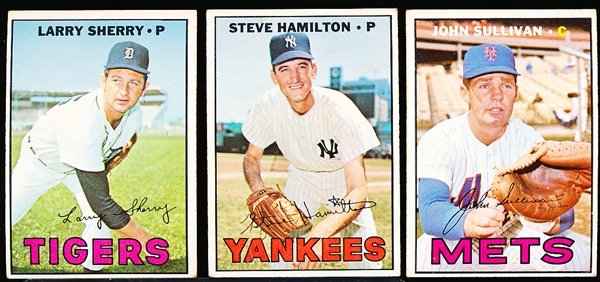 1967 Topps Bb Hi#’s- 3 Diff
