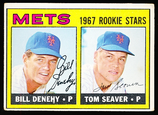 1967 Topps Bb Hi#- #581 Tom Seaver RC