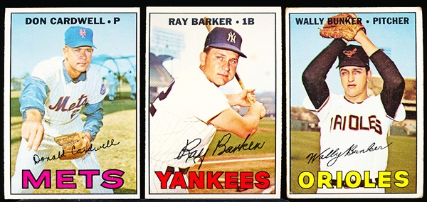 1967 Topps Bb Hi#’s- 3 Diff