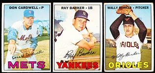 1967 Topps Bb Hi#’s- 3 Diff