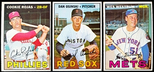 1967 Topps Bb Hi#’s- 3 Diff