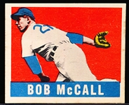 1948/49 Leaf Bb- #57 Bob McCall, Cubs