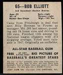 1948/49 Leaf Bb- #65 Bob Elliott, Braves
