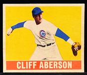 1948/49 Leaf Bb- #136 Cliff Aberson, Cubs- Short Sleeve Version