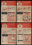 1953 Topps Bb- 4 Diff Boston Red Sox