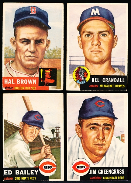 1953 Topps Bb- 4 Diff