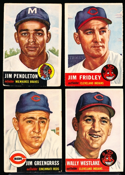 1953 Topps Bb- 4 Diff