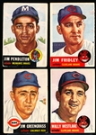 1953 Topps Bb- 4 Diff