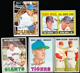 1967 Topps Baseball- 5 Diff