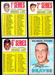 1967 Topps Baseball- 4 Diff