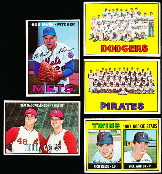 1967 Topps Bb- 5 Diff