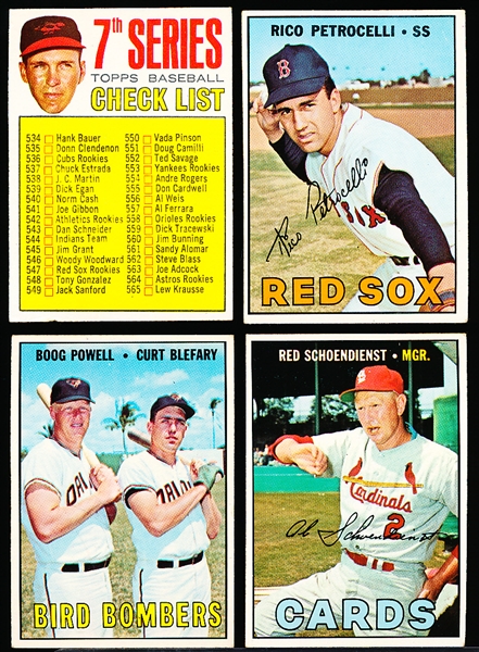 1967 Topps Bb- 7 Diff
