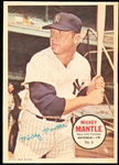 1967 Topps Bb Posters- #6 Mickey Mantle, Yankees
