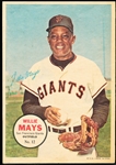 1967 Topps Bb Posters- #12 Willie Mays, Giants