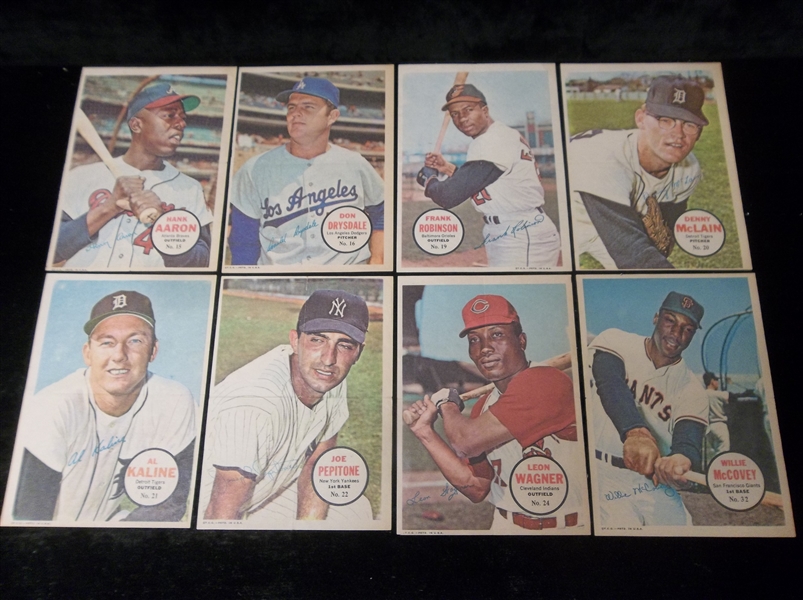 1967 Topps Bb Posters- 8 Diff