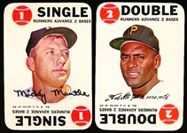 1968 Topps Baseball Game Cards- Complete Set of 33- Mixed Grade Set