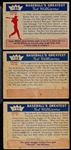 1959 Fleer Ted Williams Bb- 3 Diff