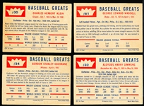 1960 Fleer Bb Greats- 4 Diff