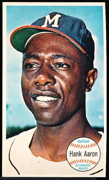 1964 Topps Baseball Giants- #49 Hank Aaron, Braves