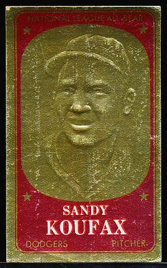 1965 Topps Bb Embossed- #8 Sandy Koufax, Dodgers