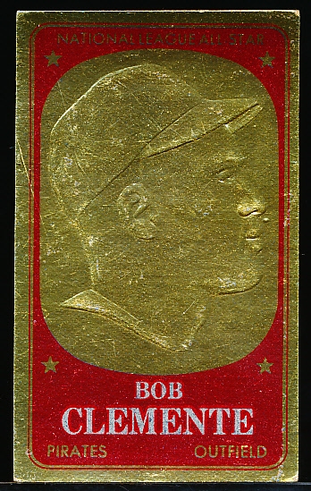 1965 Topps Bb Embossed- #19 Bob Clemente, Pirates