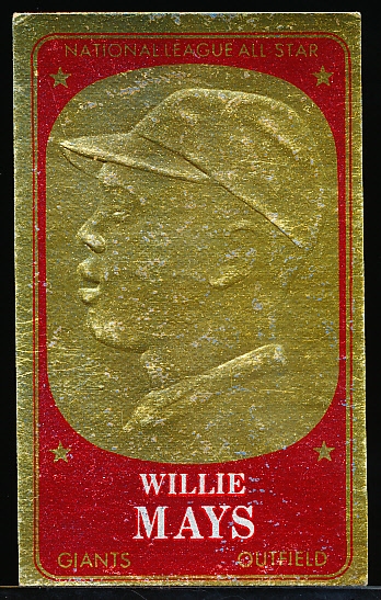 1965 Topps Bb Embossed- #27 Willie Mays, Giants