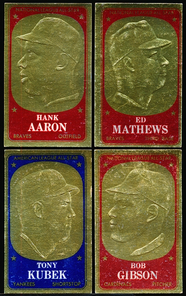 1965 Topps Bb Embossed- 4 Diff