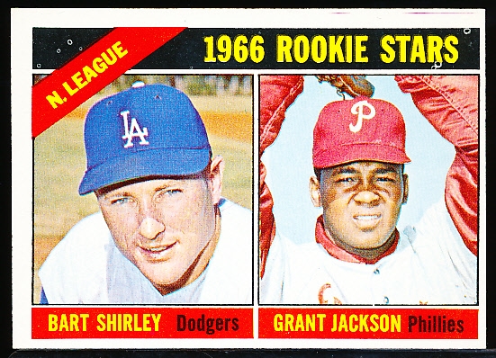 1966 Topps Bb- #591 Grant Jackson RC- Hi#- SP