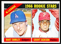 1966 Topps Bb- #591 Grant Jackson RC- Hi#- SP