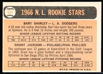 1966 Topps Bb- #591 Grant Jackson RC- Hi#- SP