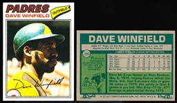 1977 Topps Bb- #390 Dave Winfield, Padres- 25 Cards