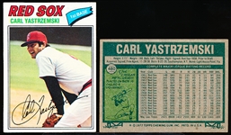 1977 Topps Bb- #480 Carl Yastrzemski, Red Sox- 25 Cards