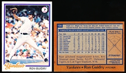1978 Topps Bb- #135 Ron Guidry, Yankees- 70 Cards