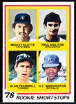 1978 Topps Bb- #707 Molitor/ Trammell RC