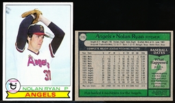 1979 Topps Bb- #115 Nolan Ryan, Angels- 7 Cards