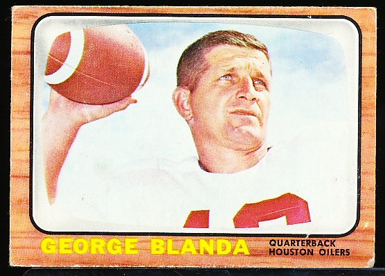 1966 Topps Fb- #48 George Blanda, Oilers