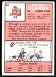 1966 Topps Fb- #48 George Blanda, Oilers
