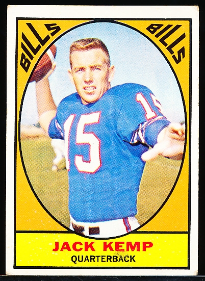 1967 Topps Fb- #24 Jack Kemp, Bills