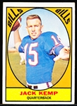 1967 Topps Fb- #24 Jack Kemp, Bills
