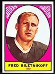 1967 Topps Fb- #106 Fred Biletnikoff, Raiders