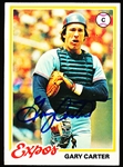Autographed 1978 Topps Bsbl. #120 Gary Carter, Expos