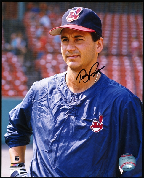 Autographed Terry Francona Cleveland Indians MLB Color 8” x 10” Photo