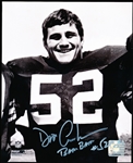 Autographed Dick Ambrose Cleveland Browns NFL B/W 8” x 10” Photo