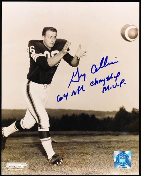 Autographed Gary Collins Cleveland Browns NFL B/W 8” x 10” Photo- Tri-Star Authenicated
